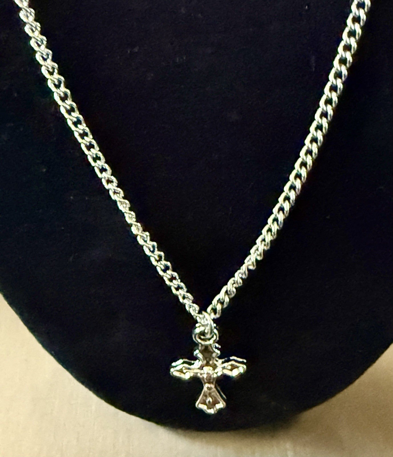 Crucifix Pendant and Necklace 