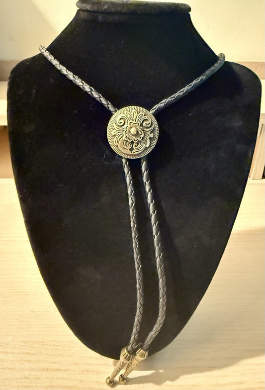 Floral Bolo Tie