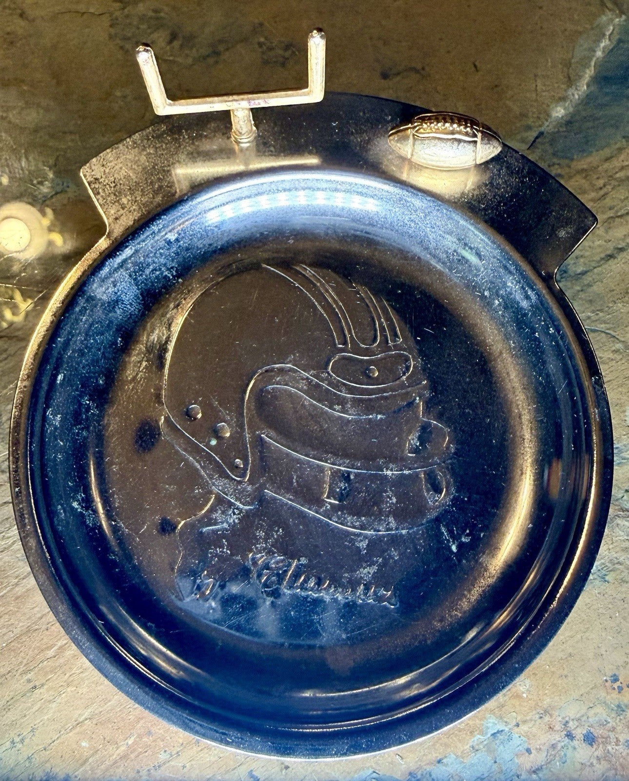 Vintage Football Helmet Collectible Dish