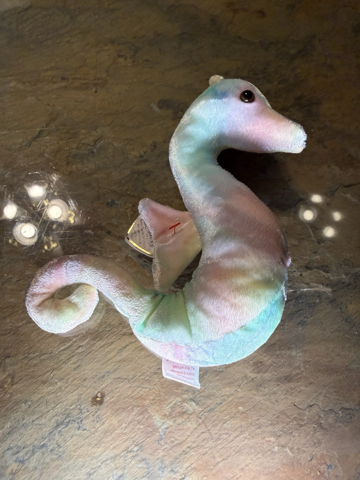 Ty Beanie Baby Neon the Seahorse