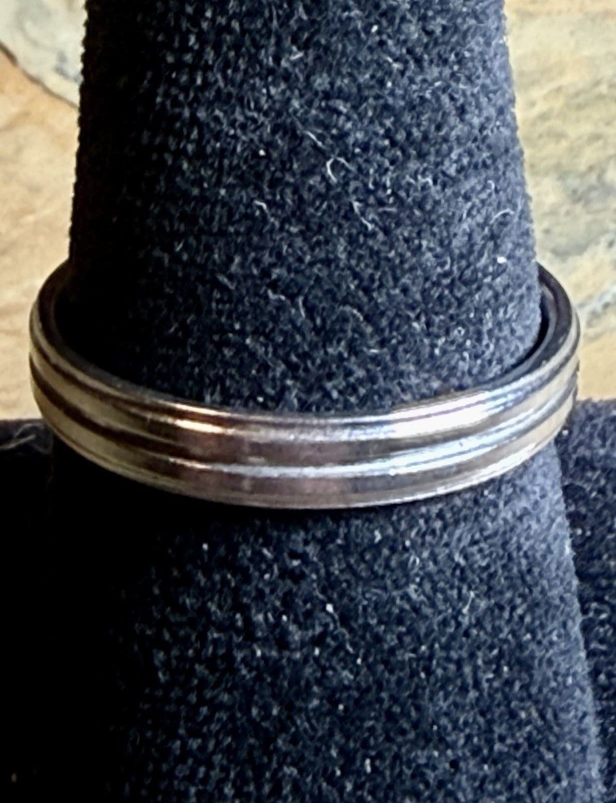 Men’s Stainless Steel Wedding Band - Size 10