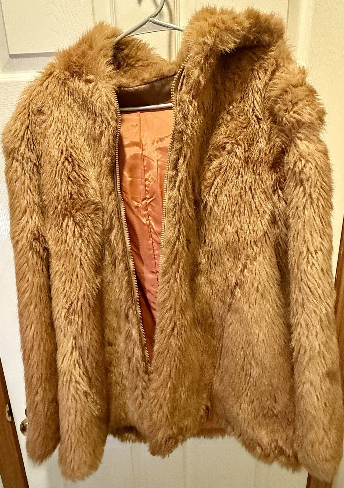 Vintage Sears Fashion Faux Mink Fur Coat
