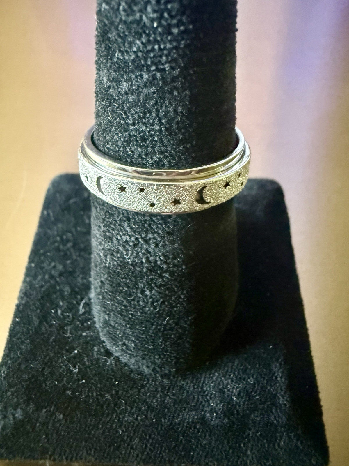 Stainless Steel Spinner Ring - Size 10.5