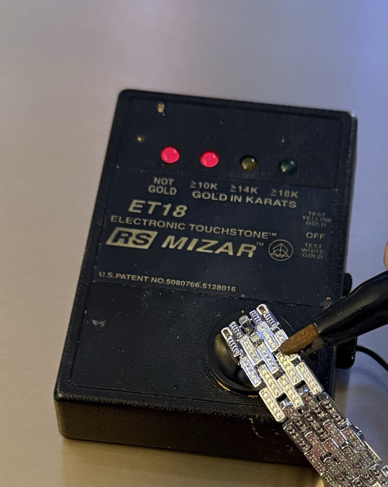 10K White Gold Diamond Bracelet (20.72g) - 7.5”