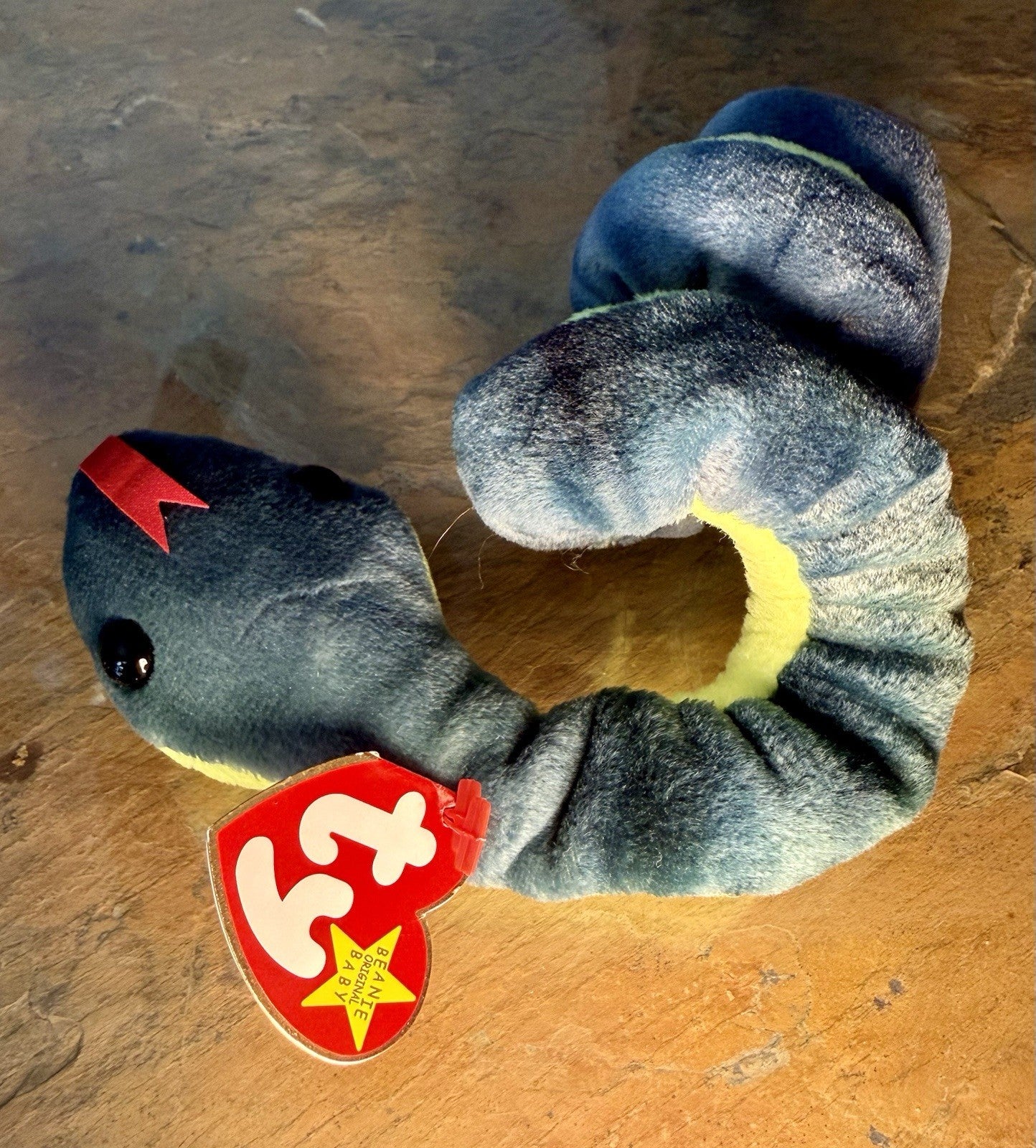 Ty Beanie Baby - HISSY the Snake