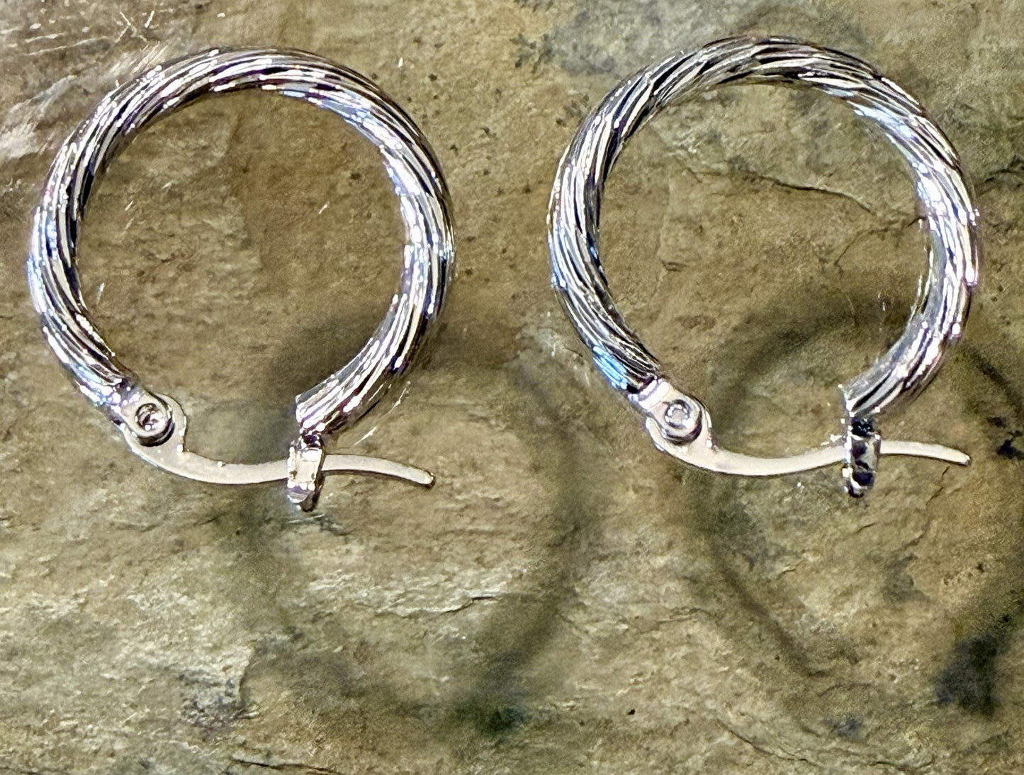 925 Silver Twist Earrings