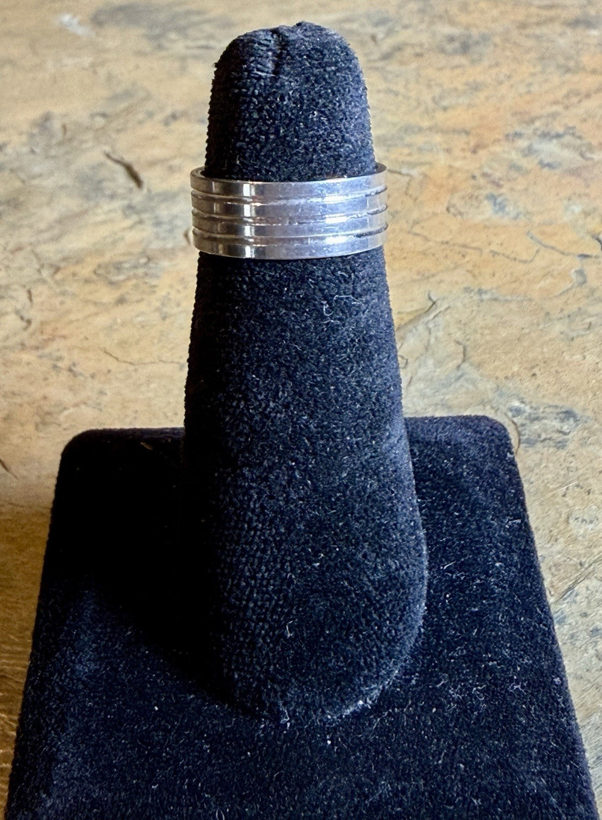 Men’s Stainless Steel Wedding Band - Size 6.5