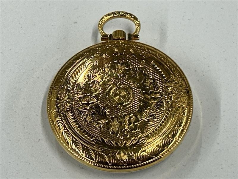 Vintage Engraved Westclox Pocket Watch