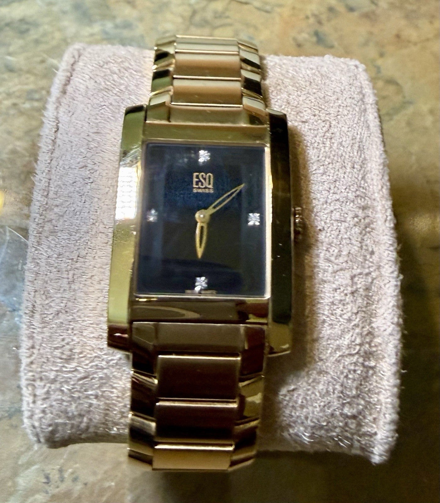 ESQ by Movado Men's Venture 4 Diamond Watch Stainless E5342