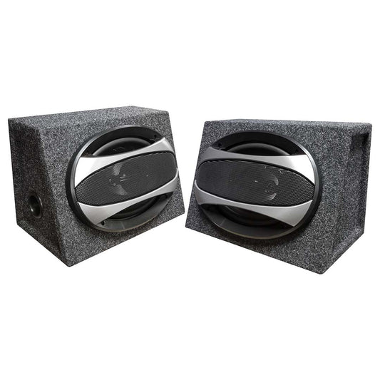 AudioDrift Loaded 6×9″ Speaker Enclosures (Pair)
