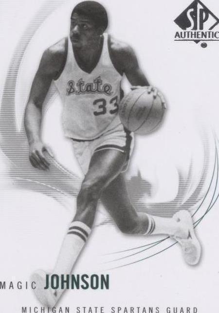 2010 Magic Johnson SP Authentic basketball card,
