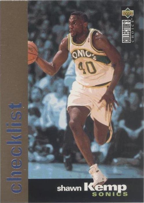 1995-96 Upper Deck Collector's Choice International English II - Checklist Shawn