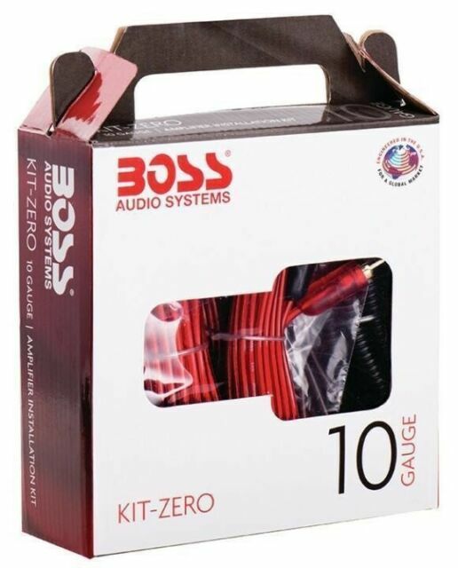 Boss KIT-ZERO 10 Gauge Amplifier Installation kit